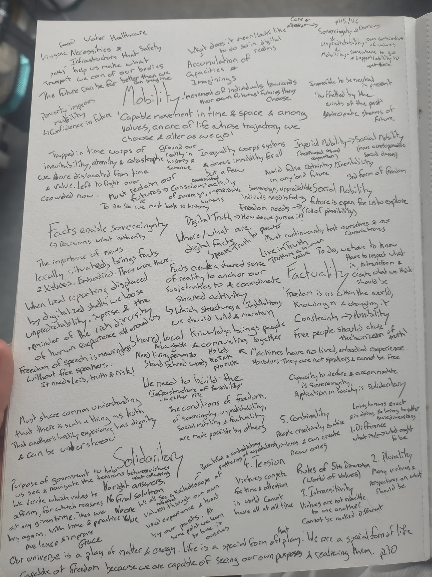 Annotation page 2 for On Freedom